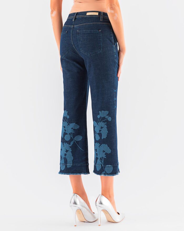 Jeans Stampa Floreale