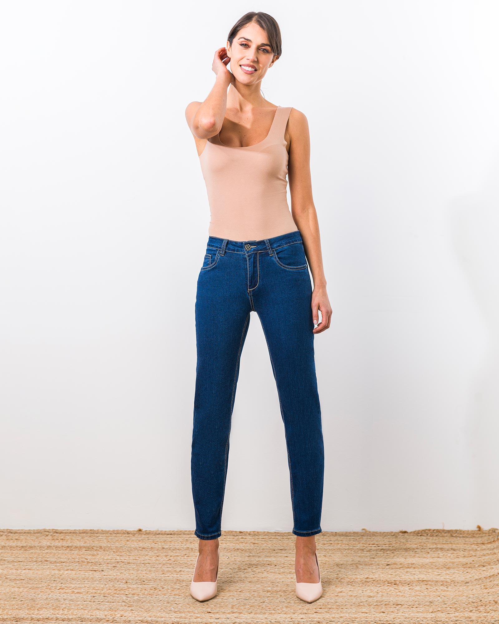 Nine West 5-Pocket Design Capri Jeans for Women