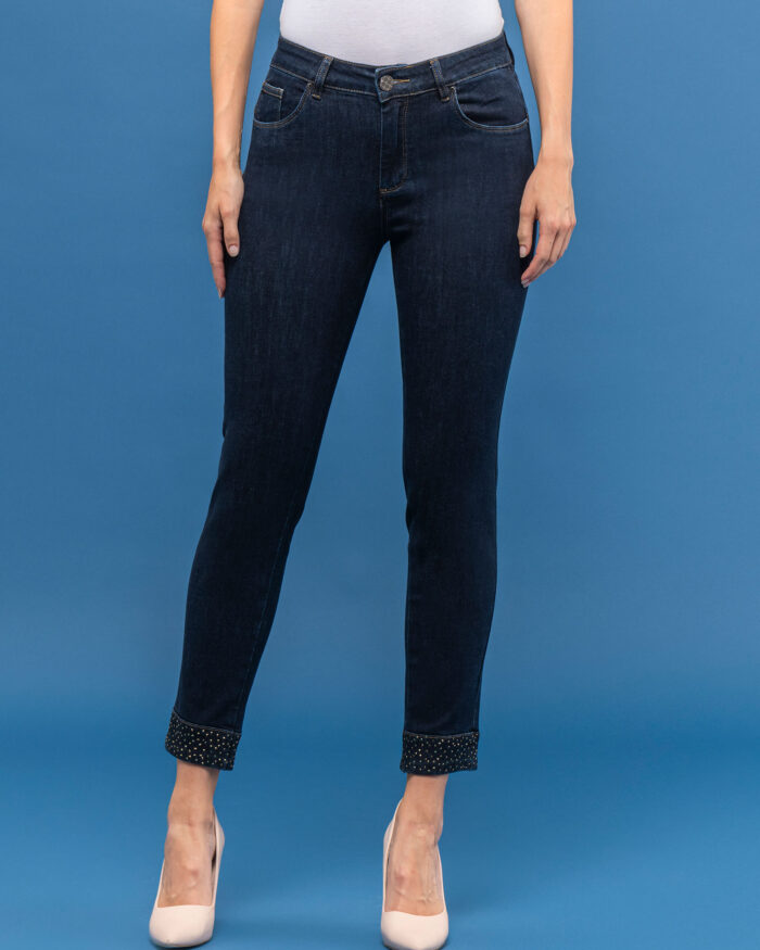 Cropped Push-Up Jeans