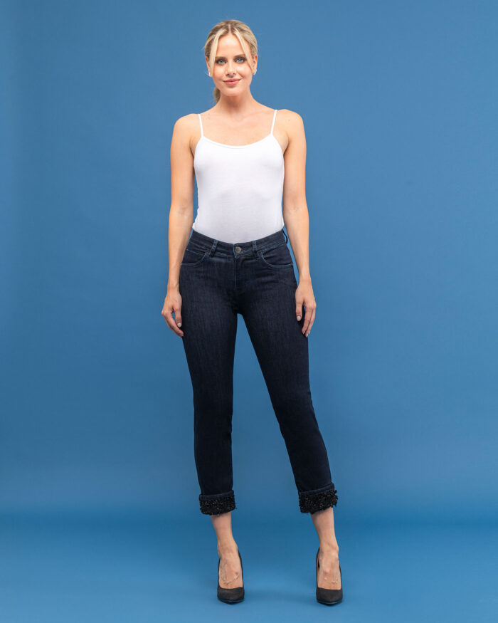 Push-Up Yoke Jeans