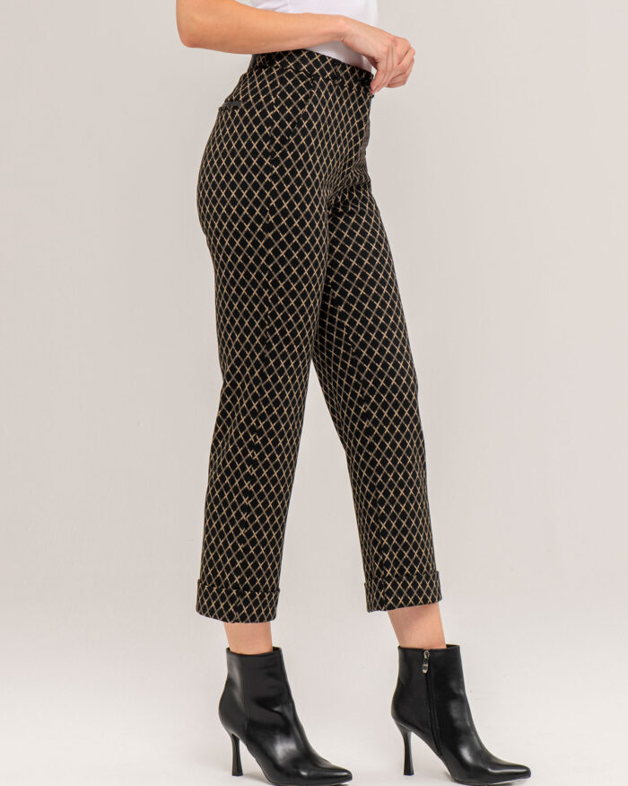 Patterned Pants with American Pockets