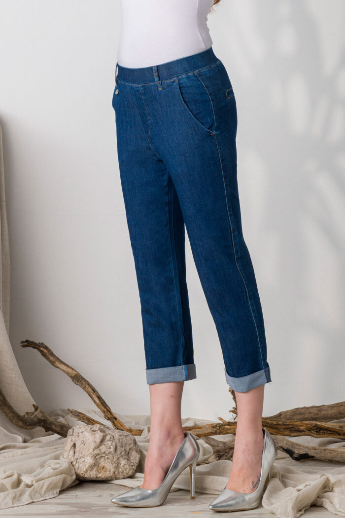 Jeans Tutto Elastico con Tasche America - immagine 3