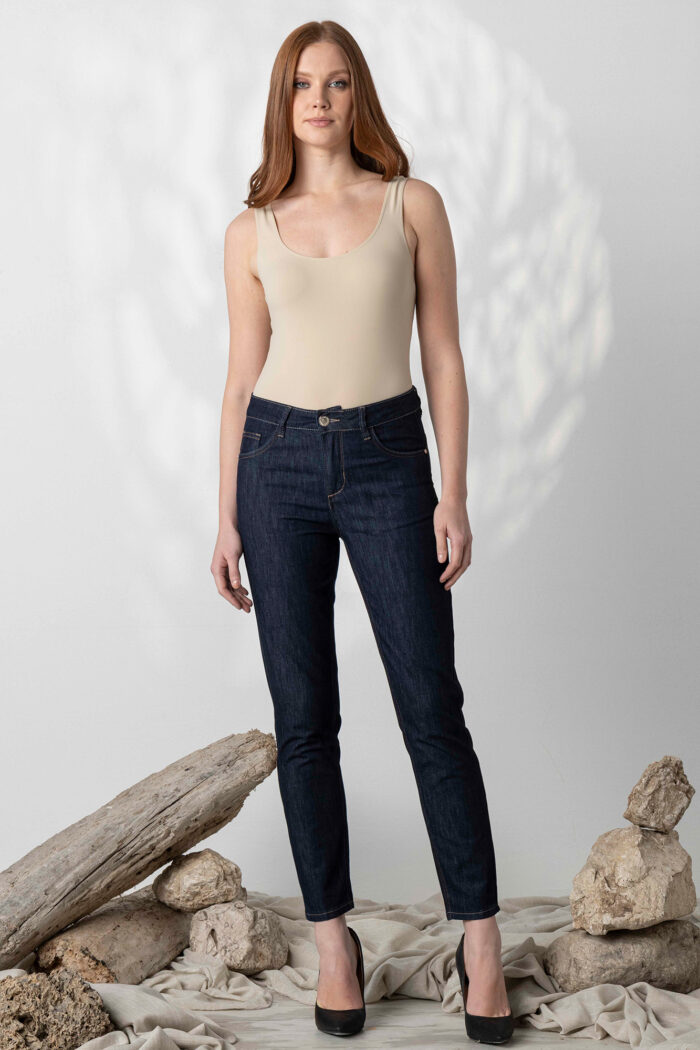 5 Pocket Capri Jeans
