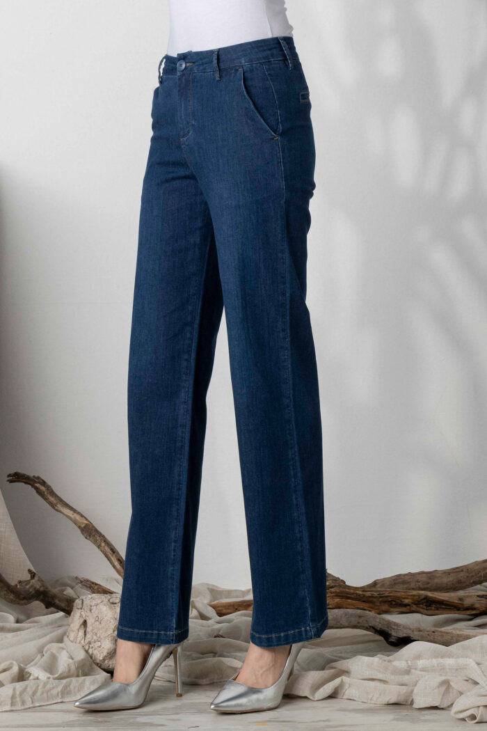 Jeans Palazzo con Tasche America