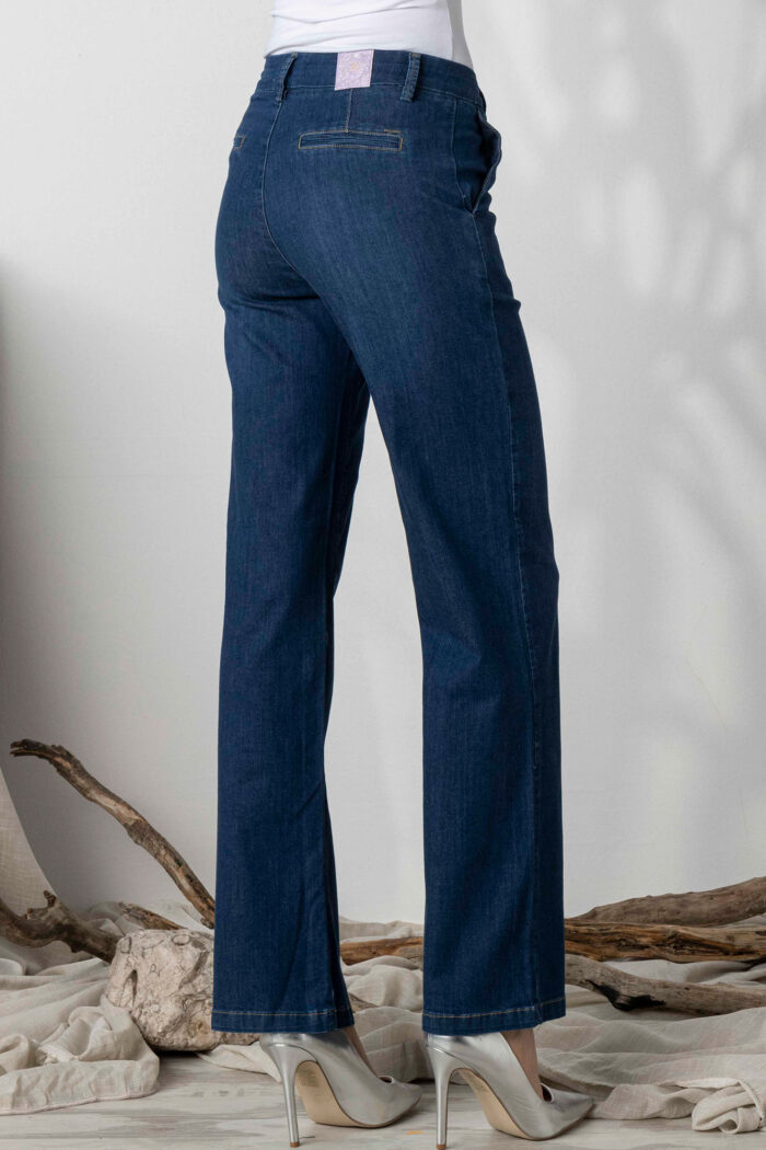 Jeans Palazzo con Tasche America