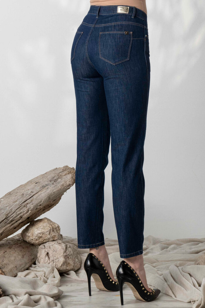 Jeans 5 Tasche Denim Scuro