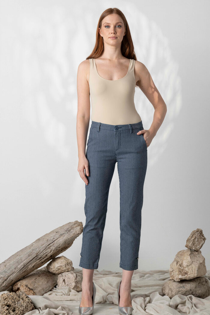Jeans Chinos a Righe