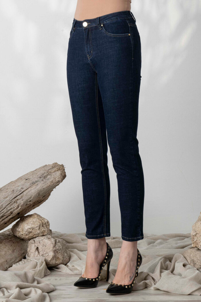 Jeans Capri 5 Tasche Slim Fit